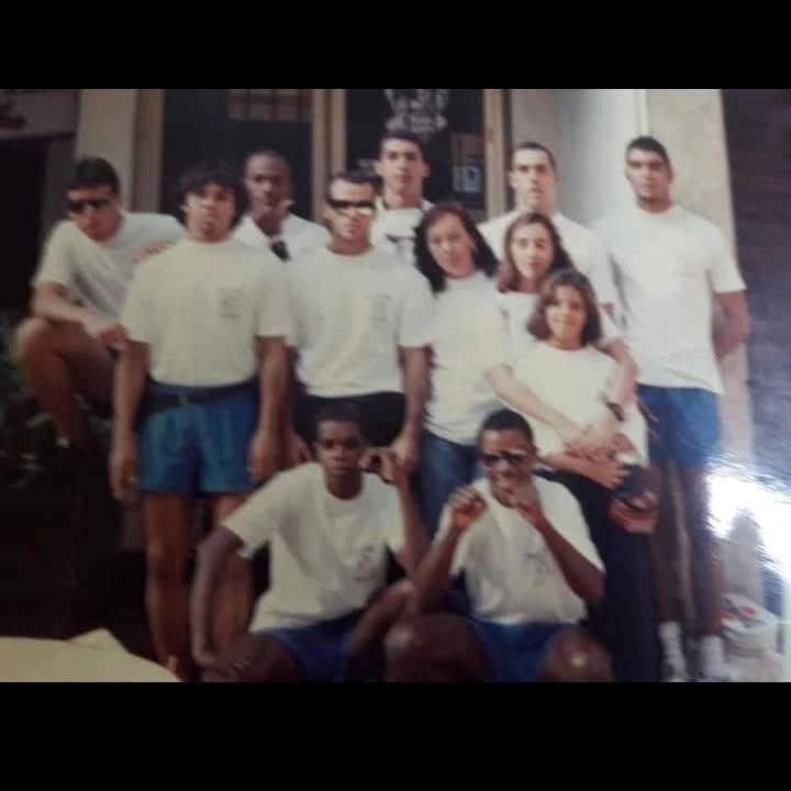Turma antiga de boxe