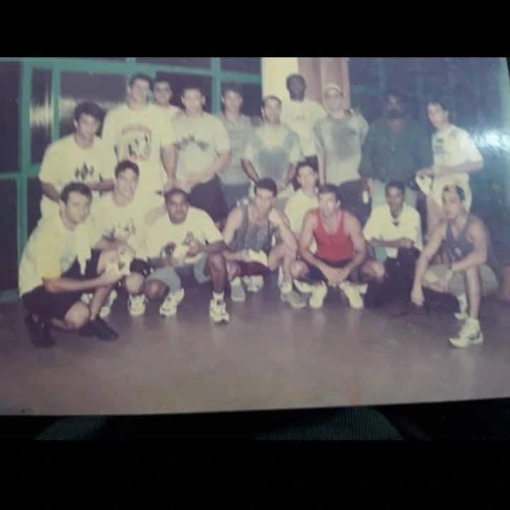 Turma antiga de boxe